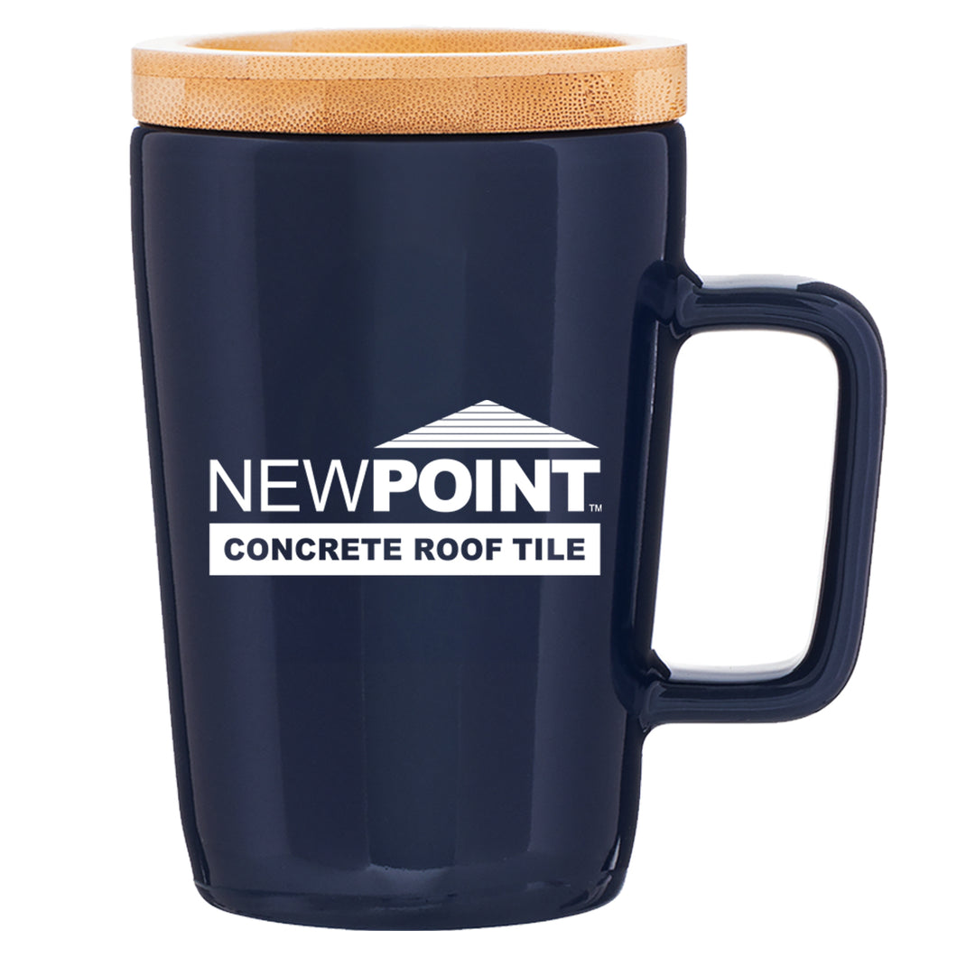 Newpoint 14 oz. Ceramic Mug with Cover