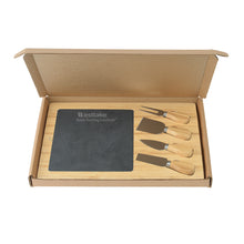 Load image into Gallery viewer, Slate Cheese Board Gift Set (While Supplies Last)

