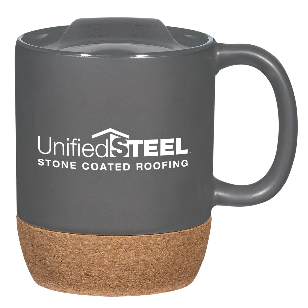 Unified Steel Cork Base Ceramic Mug
