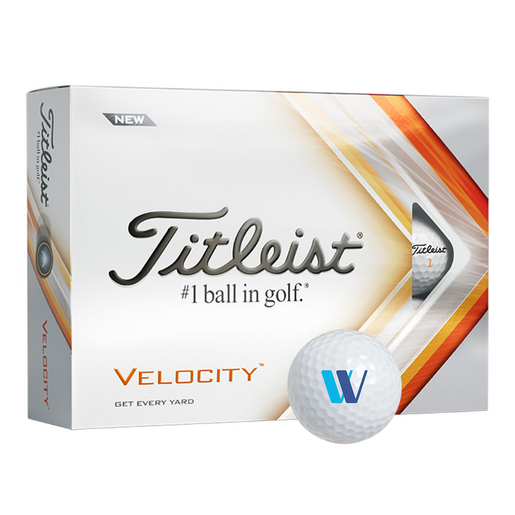 Titleist Velocity with Single Digits Golf Balls